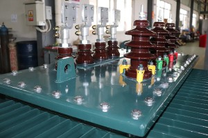 Transformateur de puissance de distribution de type extérieur, haute tension et basse tension, immergé dans l'huile, entièrement scellé, S11-M-630/10